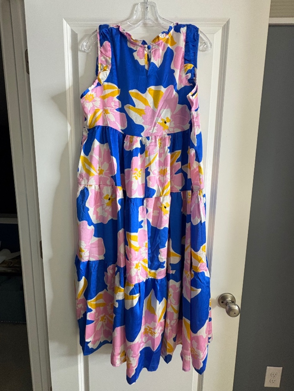 Umgee Floral Tiered Maxi Dress